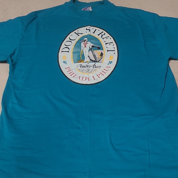 Hanes Beefy Other - Hanes Beefy Dock Street "Amber Beer" Philadelphia Vintage Size XL Unisex Tee